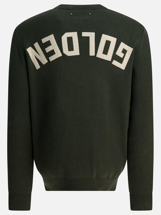 Crewneck sweaters Logo  Green - Golden Goose Men | PDP | VIETTI Online Store | 2
