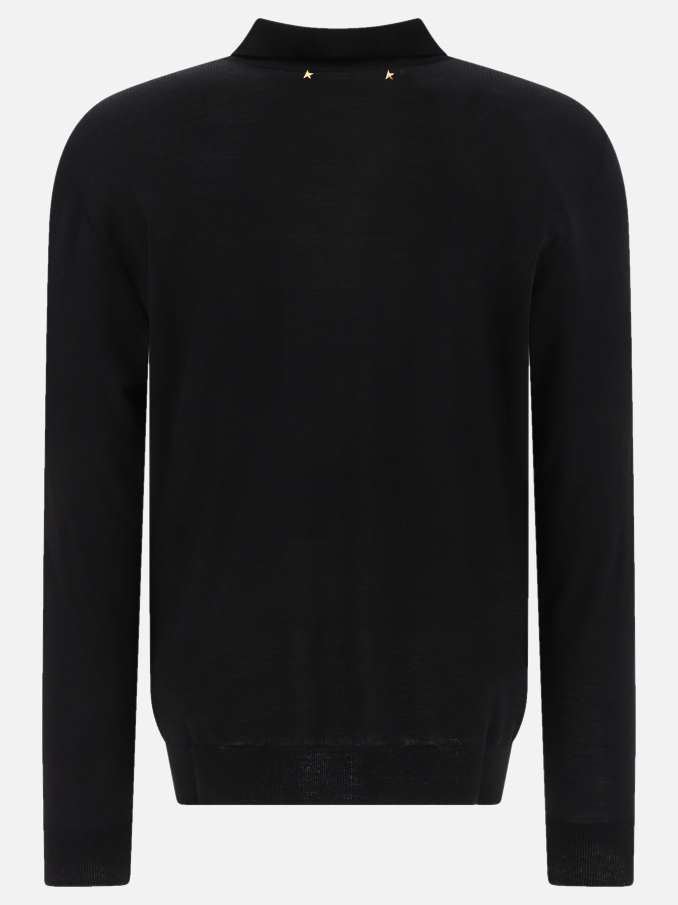 Polo con bottoni Solid colour  Nero - Golden Goose Uomo | PDP | VIETTI Online Store | Zoom-Modal_2
