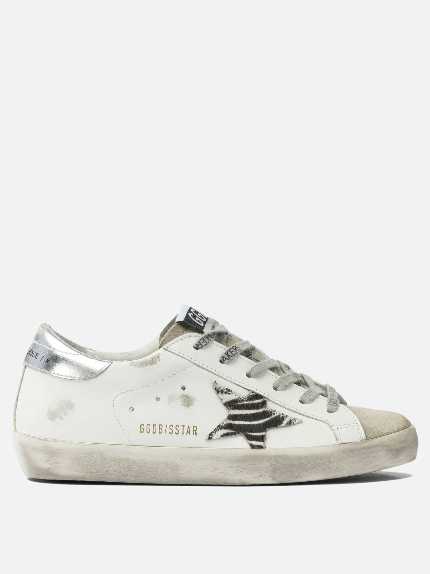 Sneaker basse 100% calf leather - 100% rubber  Bianco - Golden Goose Donna | PDP | VIETTI Online Store | Zoom-Modal
