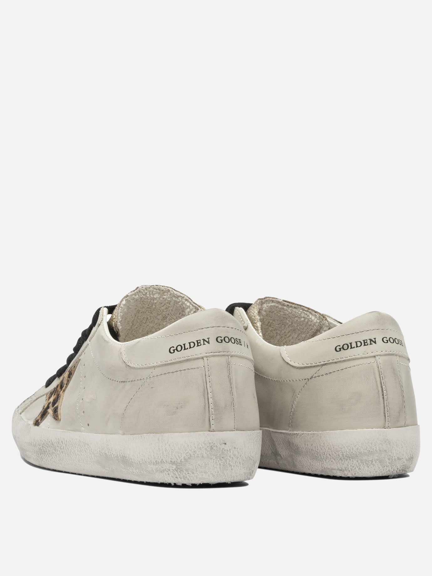 Sneaker basse 75% cow leather 18% polyester 7% cotton - 100% rubber  Beige - Golden Goose Donna | PDP | VIETTI Online Store | thumbnail_4