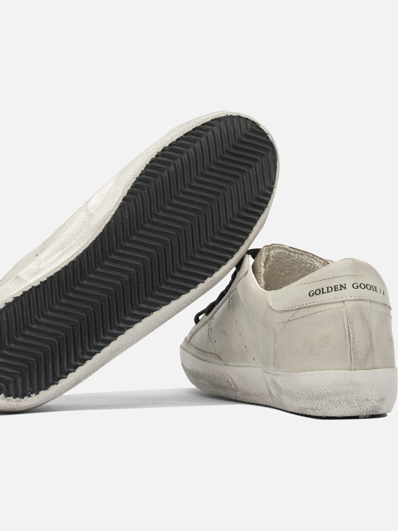 Sneaker basse 75% cow leather 18% polyester 7% cotton - 100% rubber  Beige - Golden Goose Donna | PDP | VIETTI Online Store | thumbnail_5