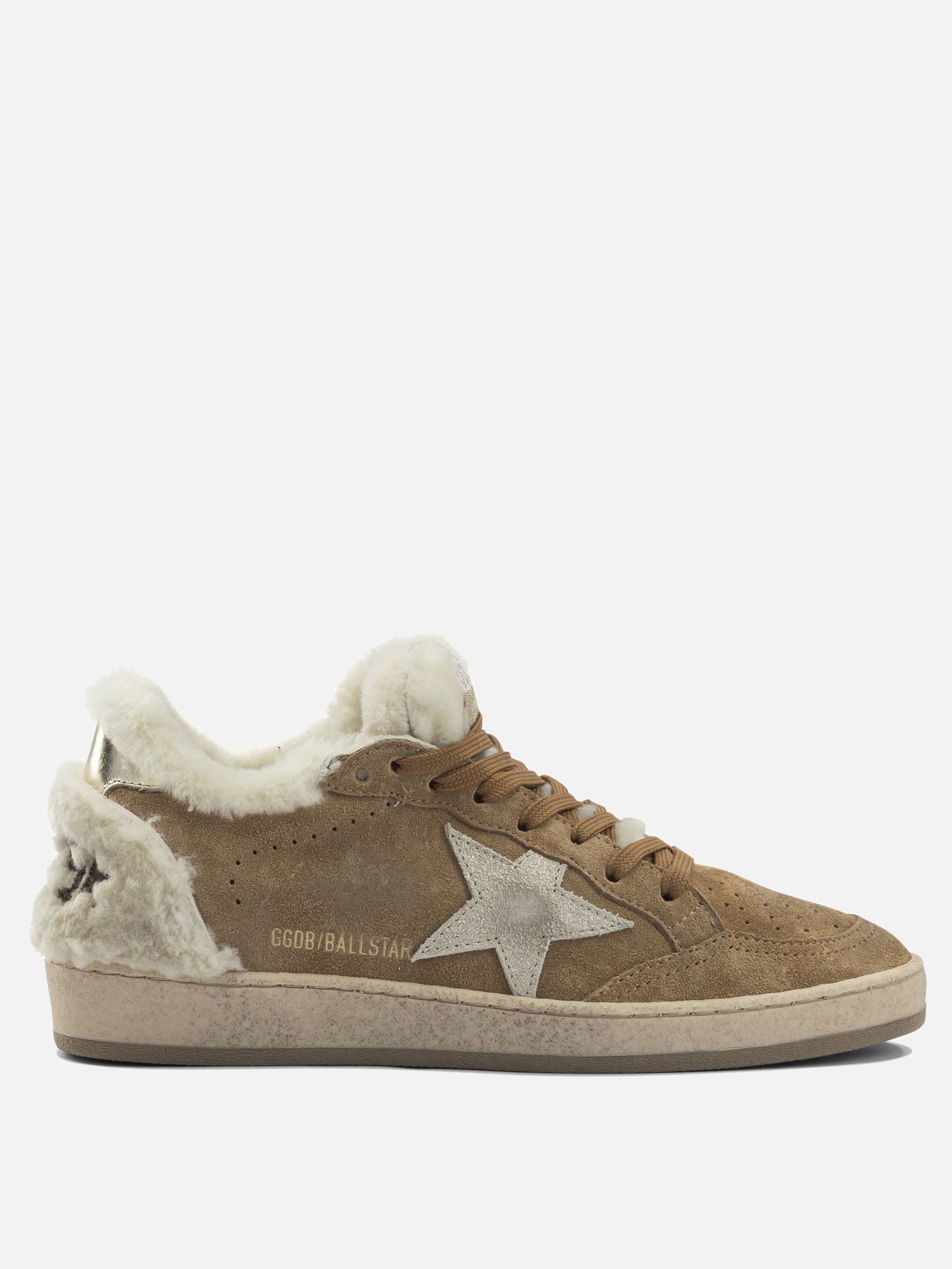 Sneaker basse 72% cow leather 24% ovine leather 3% polyethylene 1% cotton - 100% rubber  Beige - Golden Goose Donna | PDP | VIETTI Online Store | thumbnail