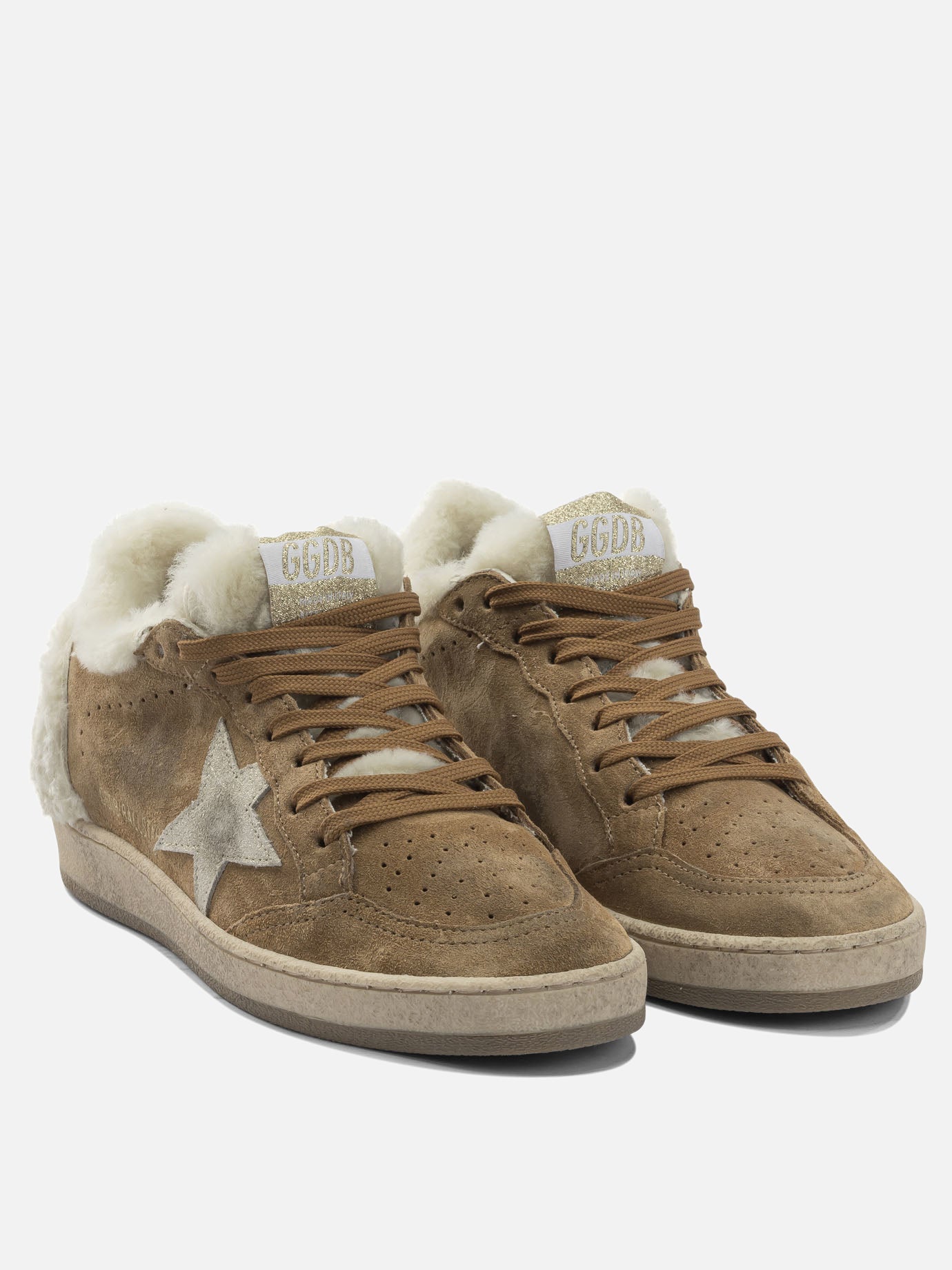 Sneaker basse 72% cow leather 24% ovine leather 3% polyethylene 1% cotton - 100% rubber  Beige - Golden Goose Donna | PDP | VIETTI Online Store | thumbnail_2