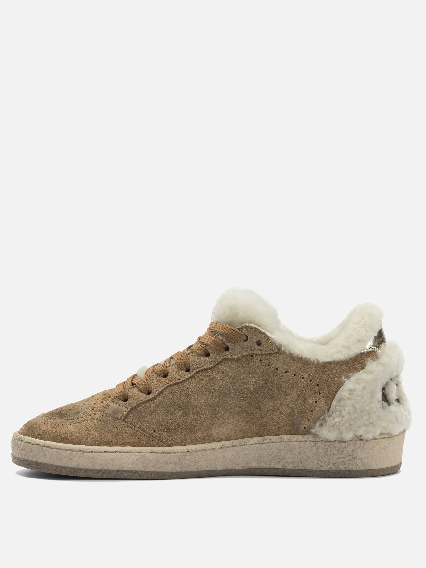 Sneaker basse 72% cow leather 24% ovine leather 3% polyethylene 1% cotton - 100% rubber  Beige - Golden Goose Donna | PDP | VIETTI Online Store | thumbnail_3