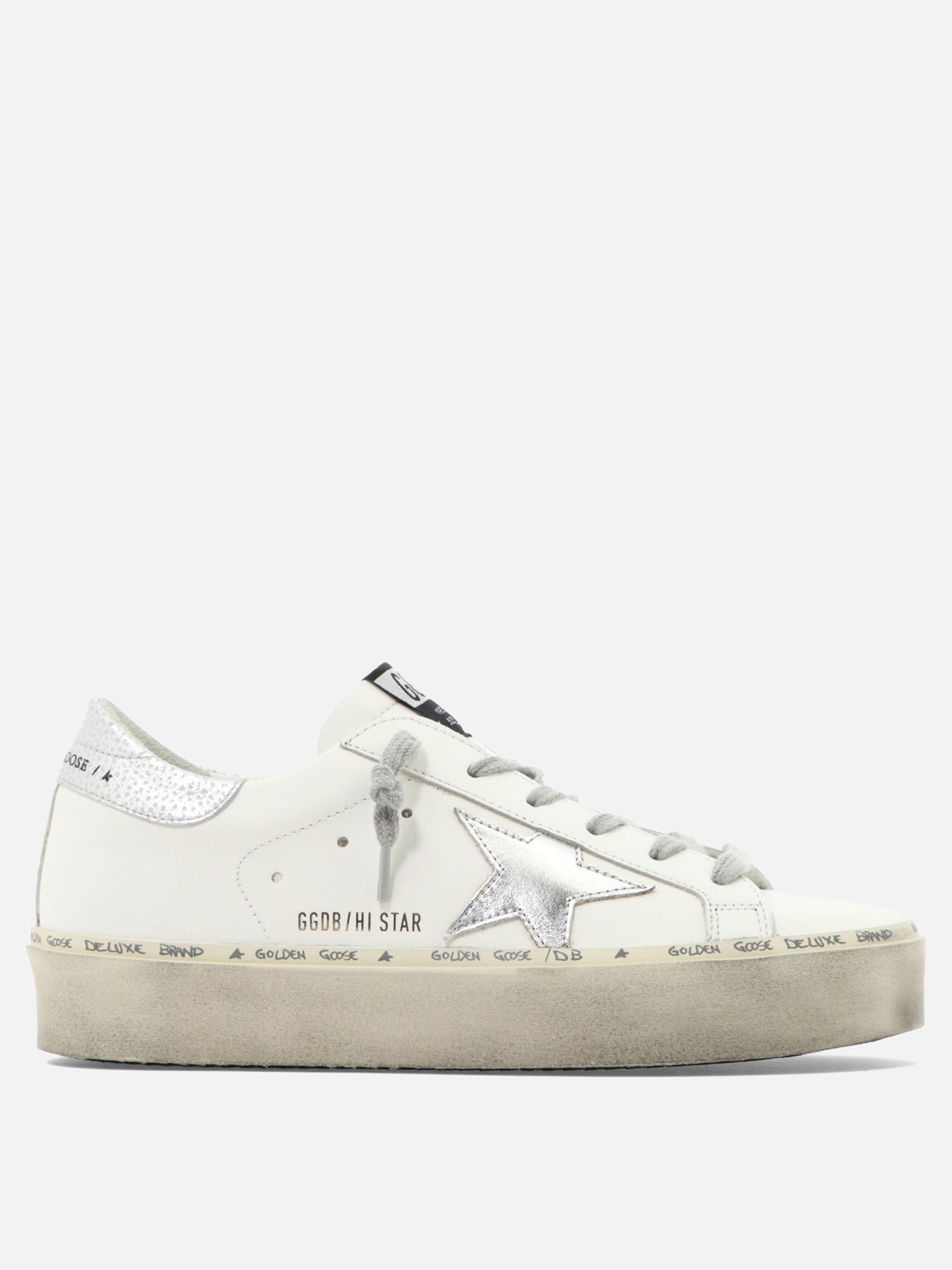 Sneaker basse 95% cow leather 5% goat leather - 100% rubber  Bianco - Golden Goose Donna | PDP | VIETTI Online Store | Zoom-Modal
