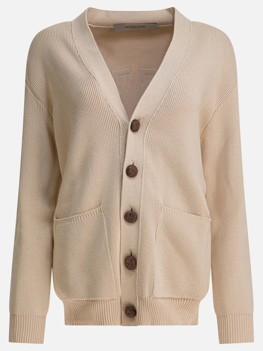 Cardigan Solid colour  Beige - Golden Goose Donna | PDP | VIETTI Online Store 

