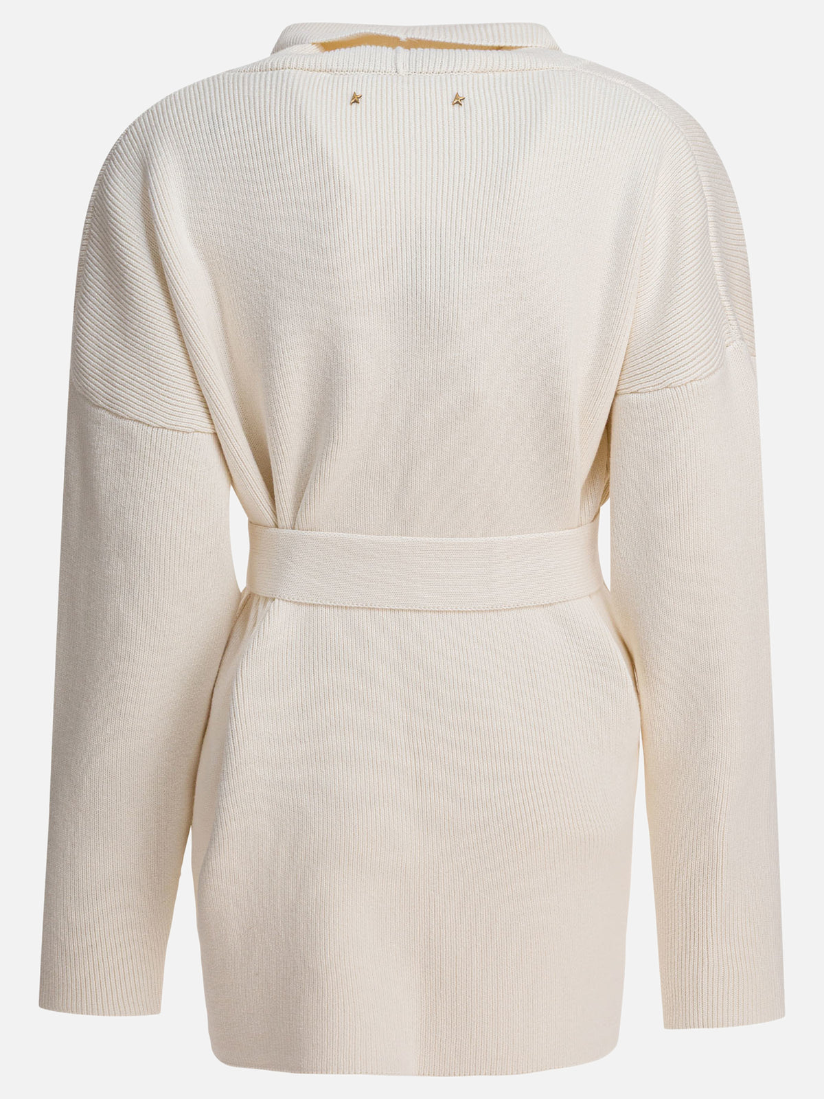 Golden Goose Cardigan with floral embroidery White - VIETTI