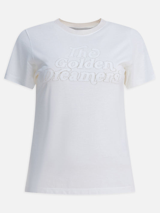 Crewneck t-shirts Print  White - Golden Goose Women | PDP | VIETTI Online Store 
