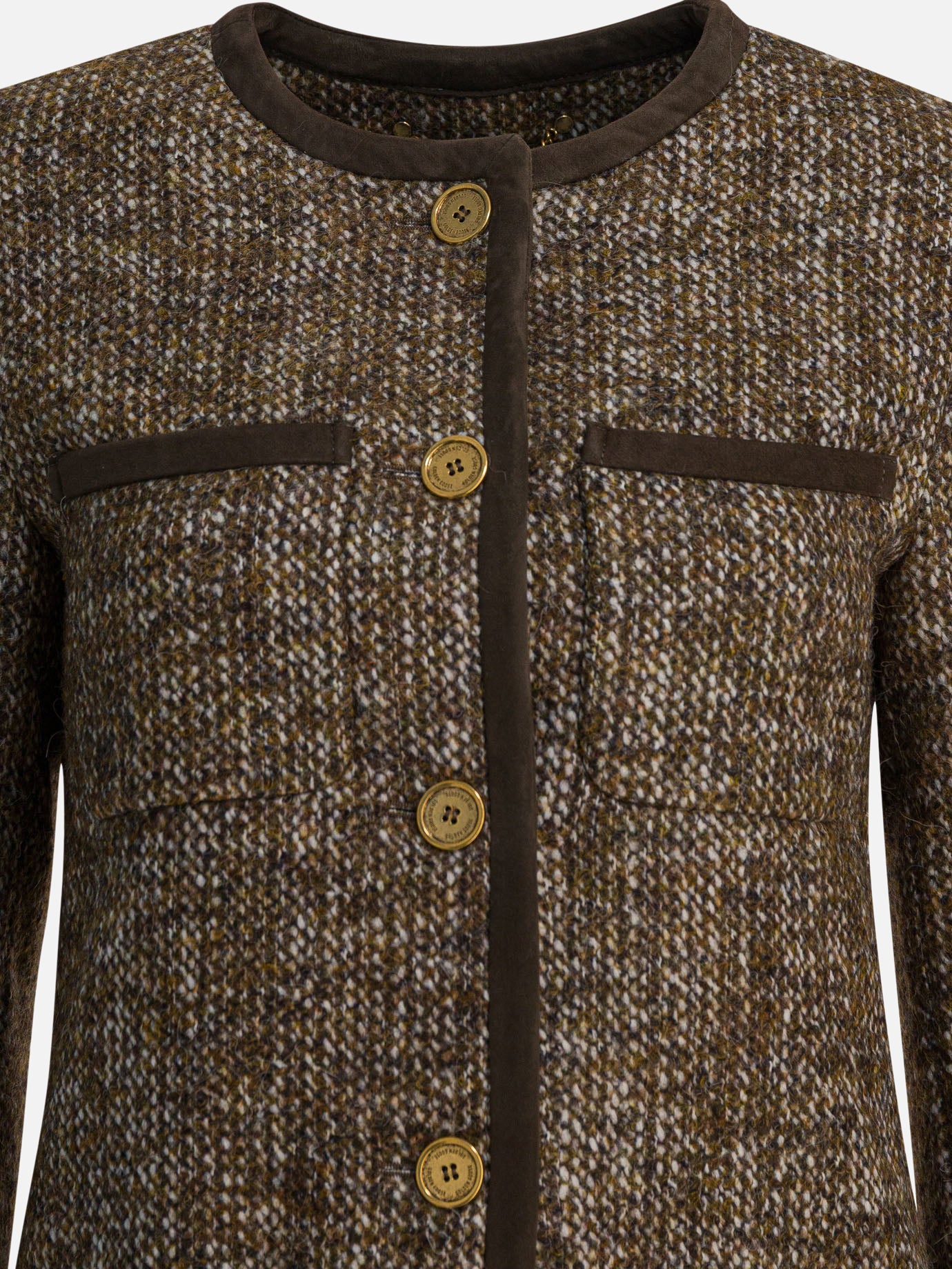 Blazers Tweed  Brown - Golden Goose Women | PDP | VIETTI Online Store | Zoom-Modal_3
