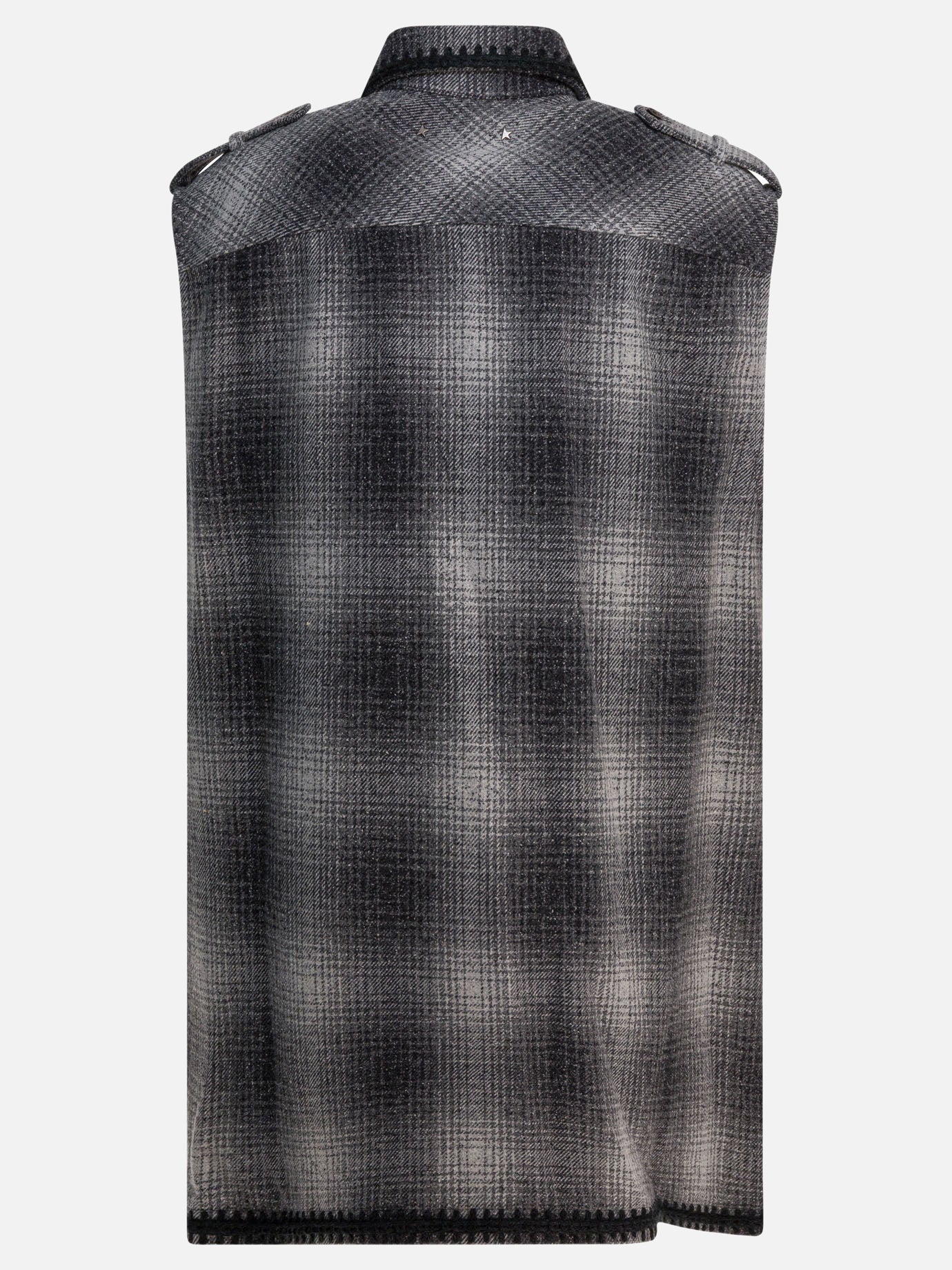 Golden Goose Wool-blend chemisier dress Grey - Women | VIETTI Online Store Golden Goose Wool-blend chemisier dress Grey - Women | VIETTI Online Store