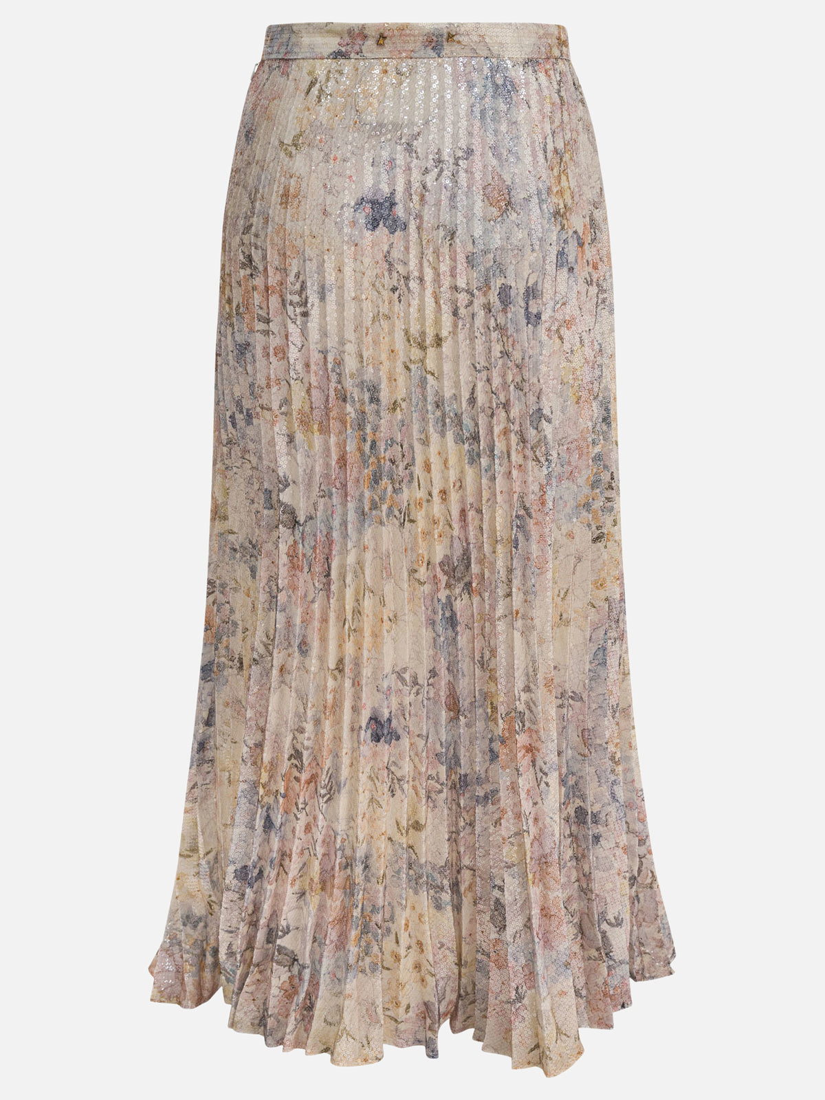 Golden Goose Long pleated skirt Beige