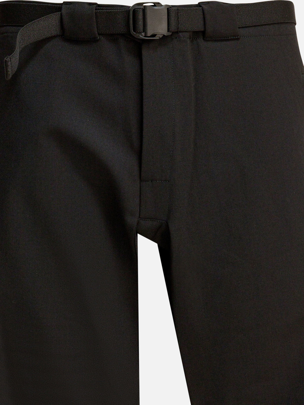 Gr10K Wool blend belted pants Black - VIETTI
