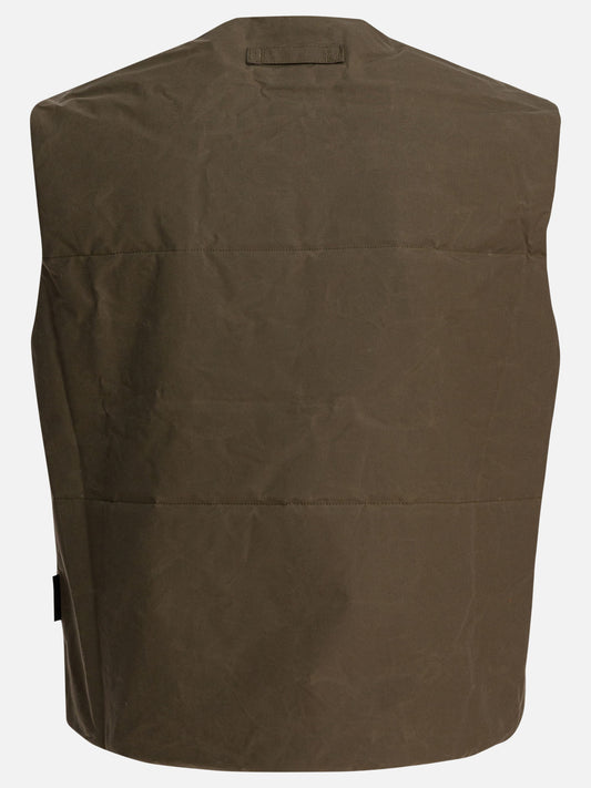 Giacche smanicate Solid colour  Marrone - Gr10K Uomo | PDP | VIETTI Online Store | 2
