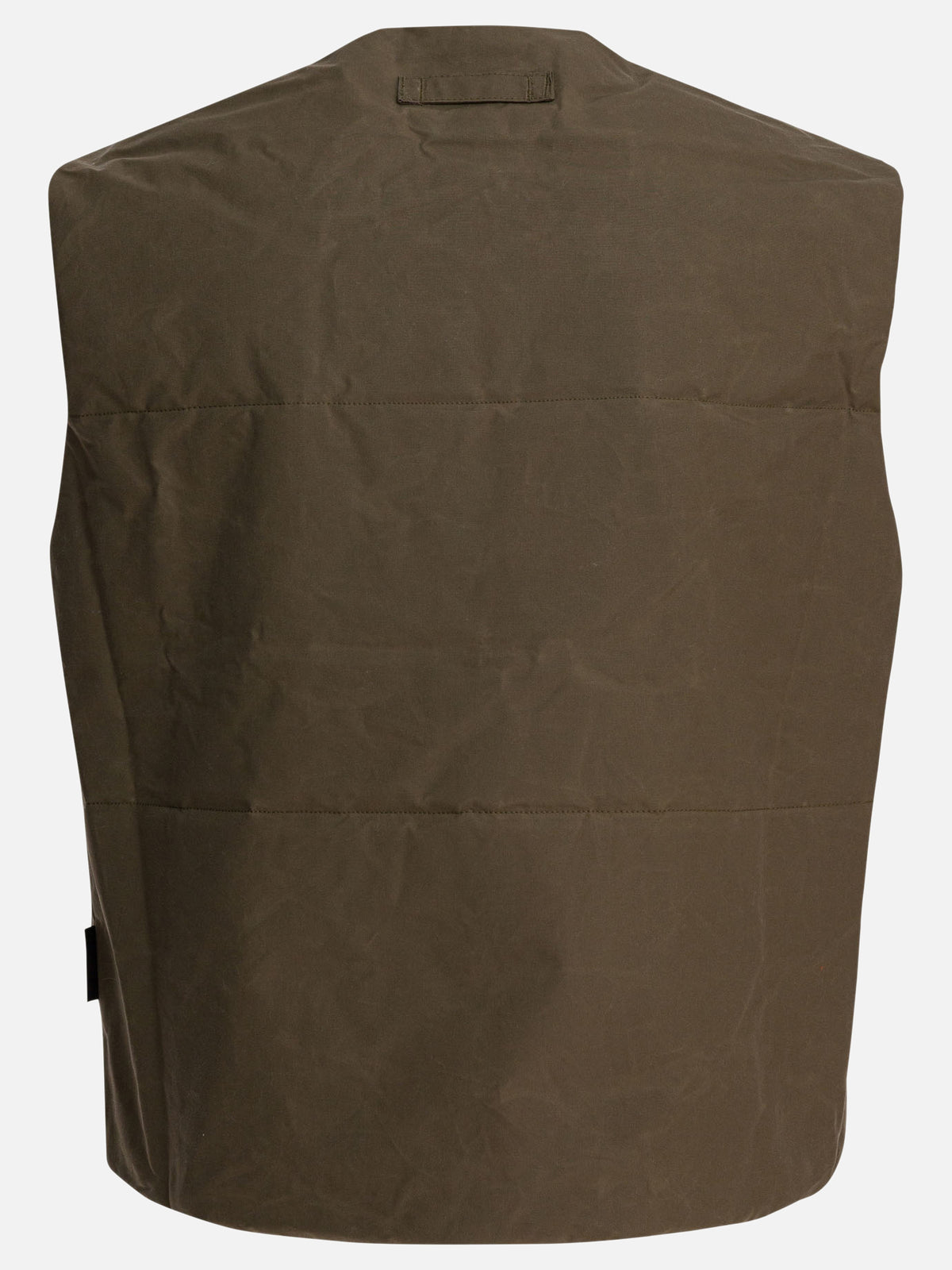 Gr10K Cotton sleeveless jacket Brown - VIETTI