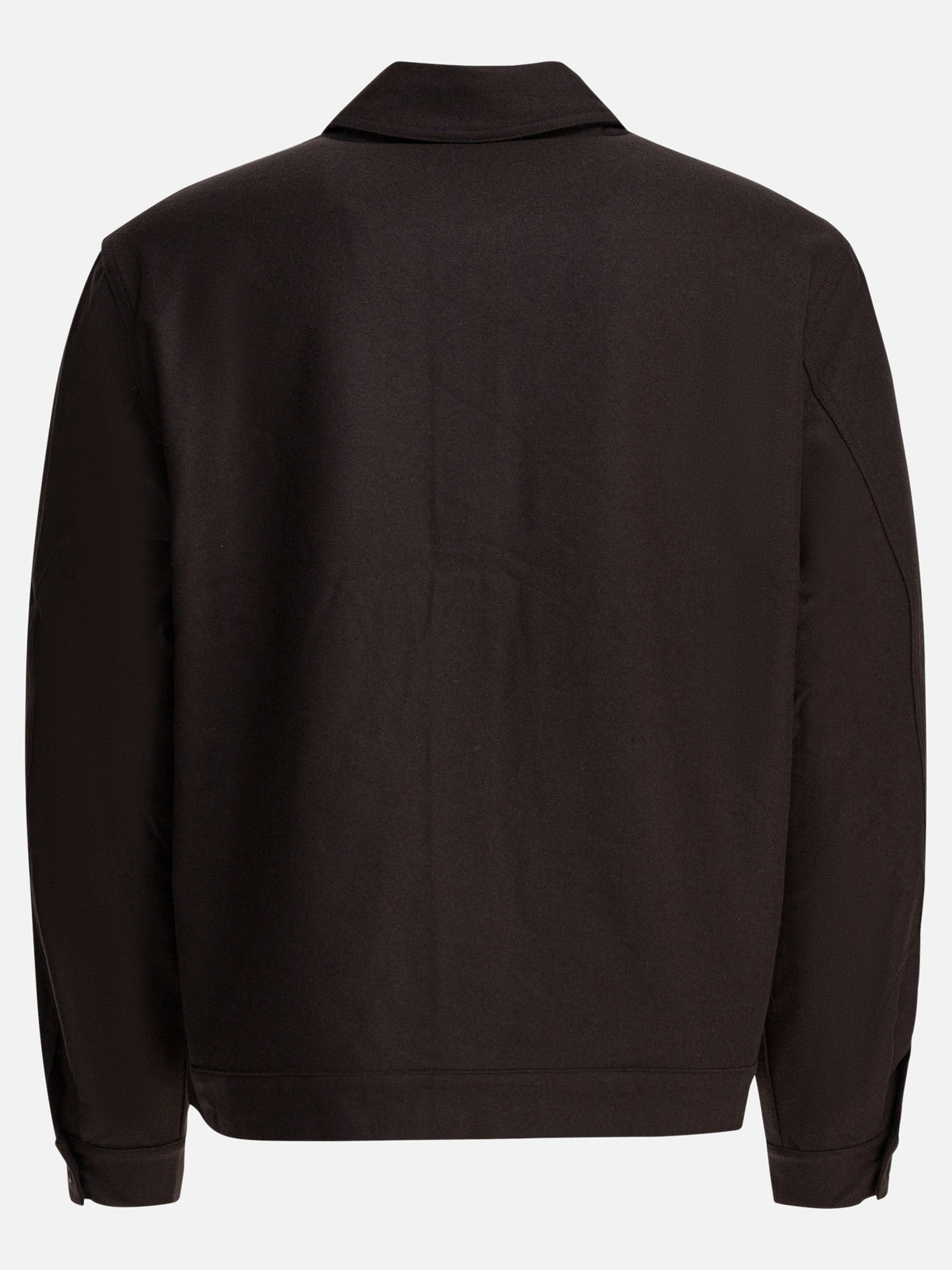 Gr10K Wool blend overshirt jacket Brown