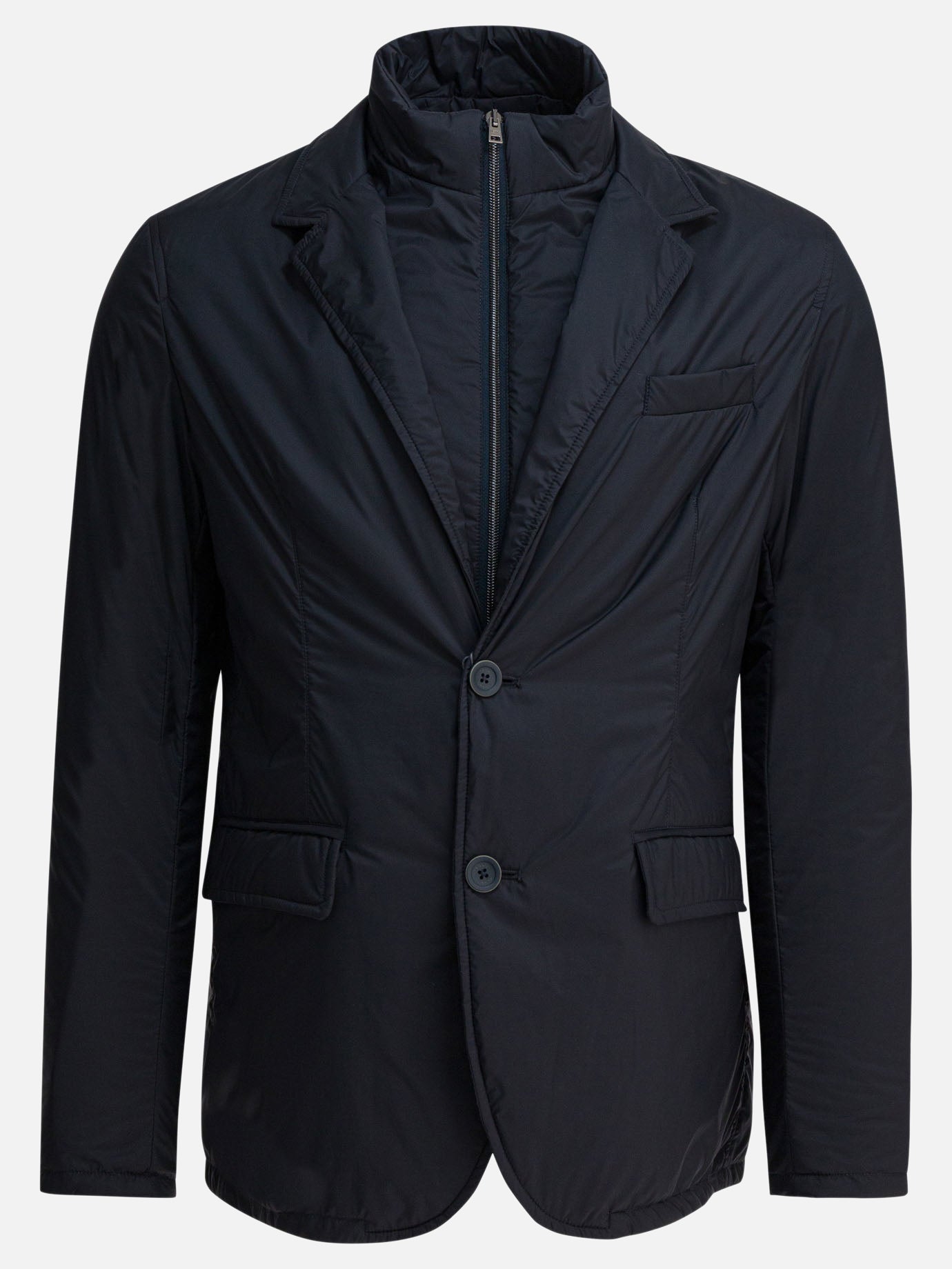 Blazer Solid colour  Blu - Herno Uomo | PDP | VIETTI Online Store | thumbnail