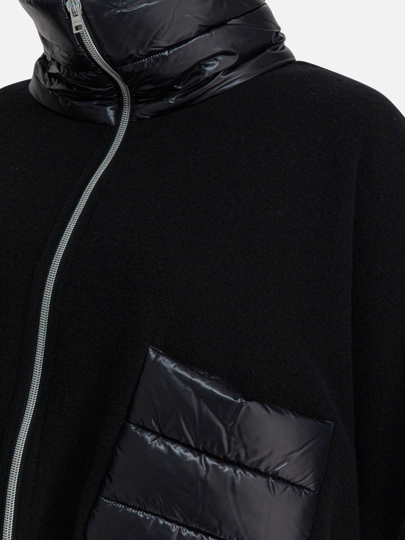 Mantelle Solid colour  Nero - Herno Donna | PDP | VIETTI Online Store | Zoom-Modal_4
