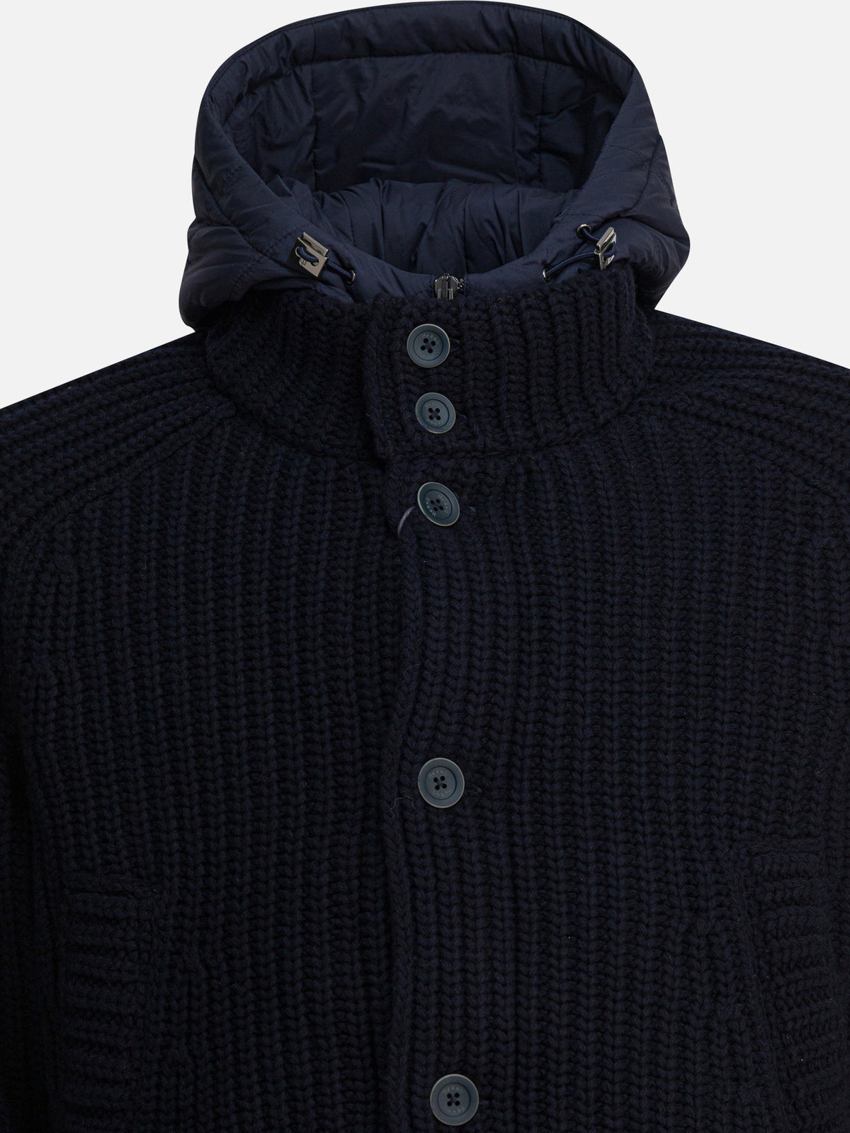 Herno Merino wool coat Blue