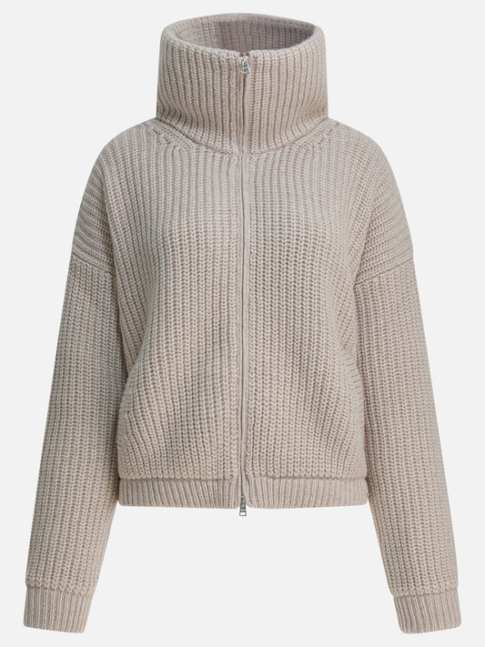Cardigan Solid colour  Beige - Herno Donna | PDP | VIETTI Online Store 
