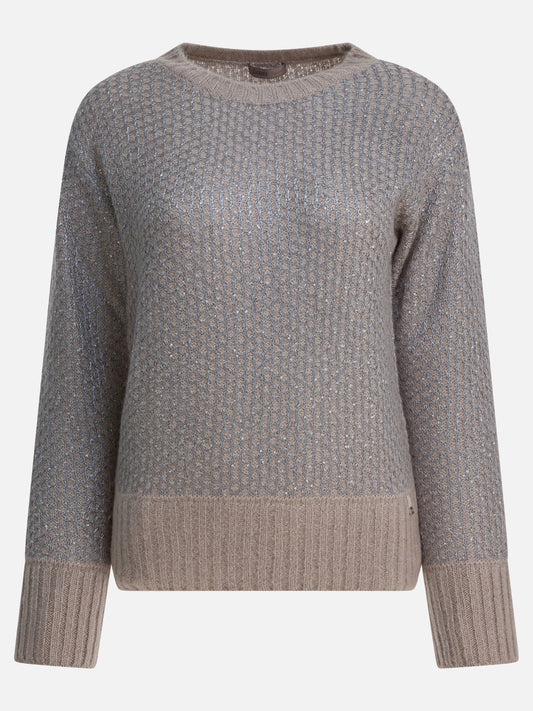 Maglioni girocollo Embellished  Beige - Herno Donna | PDP | VIETTI Online Store 
