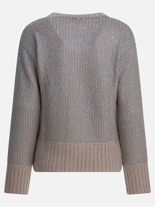 Maglioni girocollo Embellished  Beige - Herno Donna | PDP | VIETTI Online Store | 2
