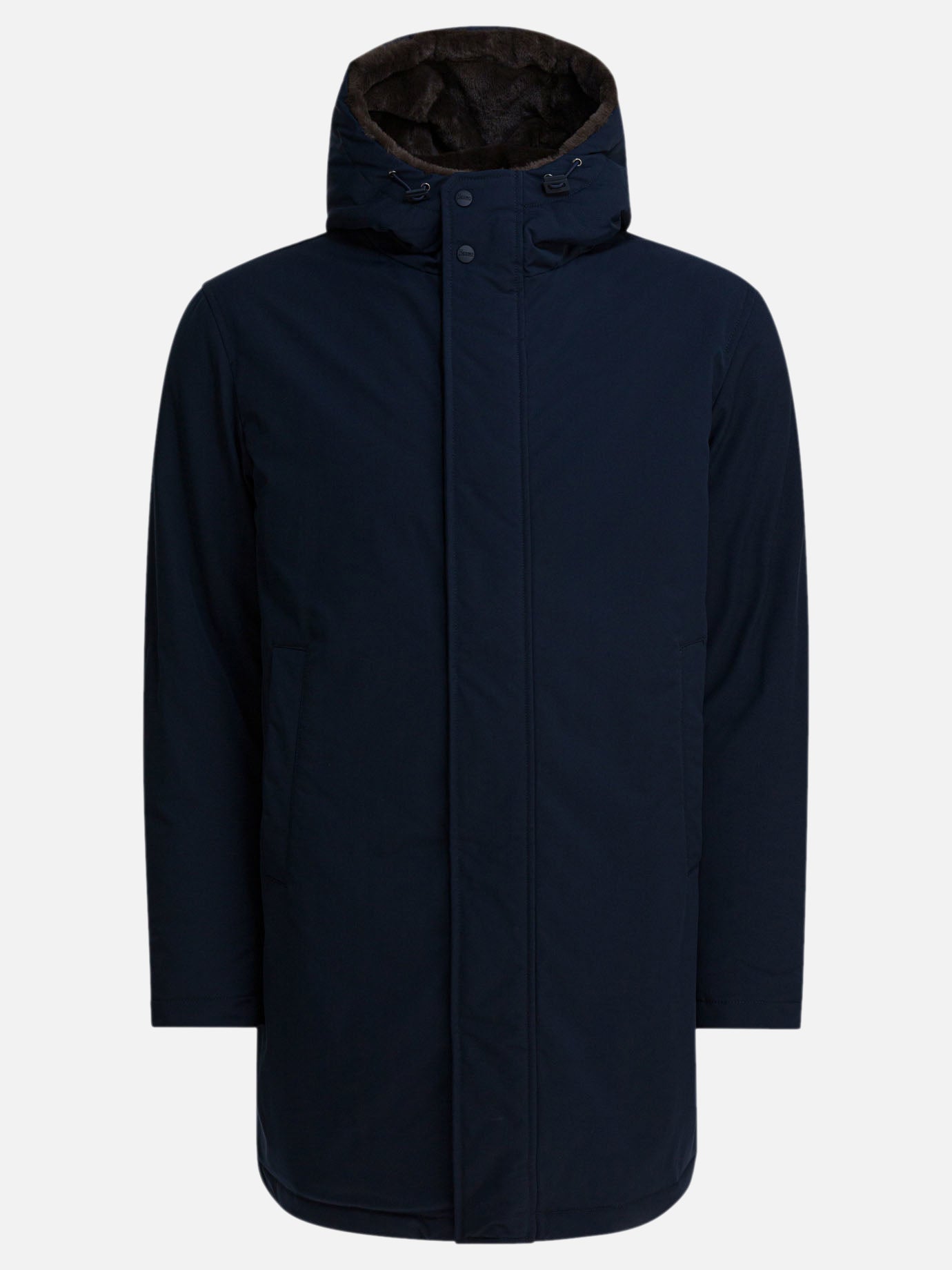 Cappotti lunghi Solid colour  Blu - Herno Uomo | PDP | VIETTI Online Store | Zoom-Modal
