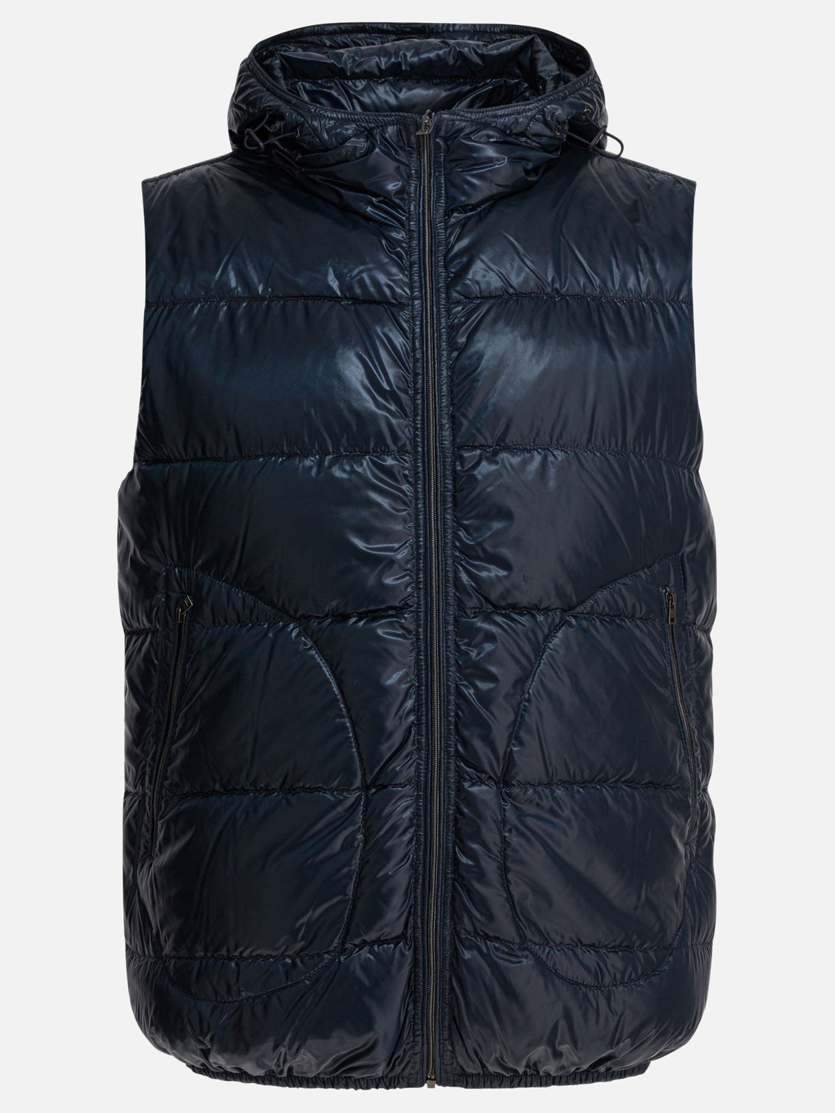 Herno Nylon sleeveless jacket Blue