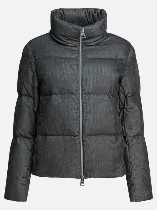Piumini corti Solid colour  Grigio - Herno Donna | PLP | VIETTI Online Store 
