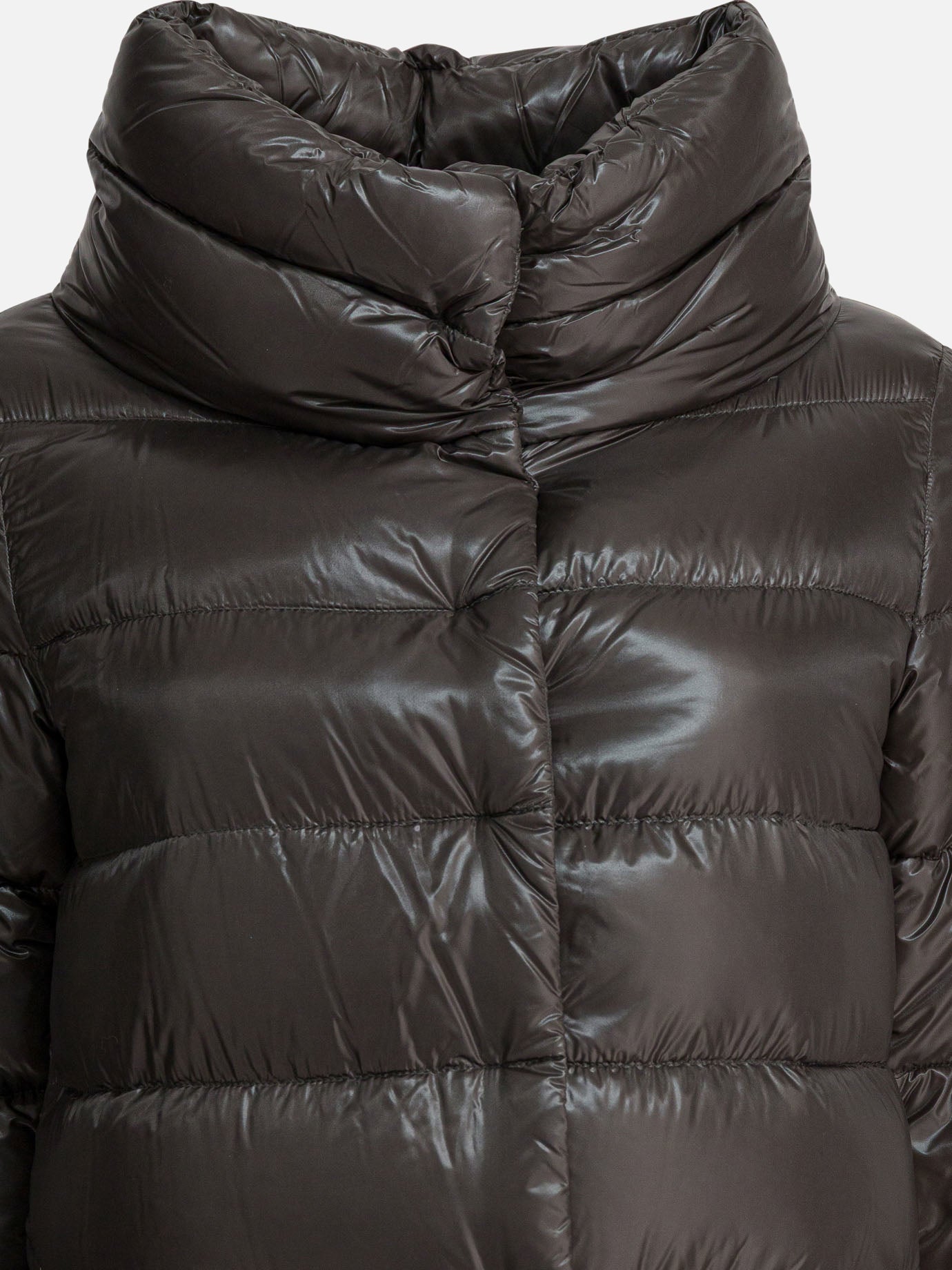 Piumini corti Solid colour  Grigio - Herno Donna | PDP | VIETTI Online Store | thumbnail_3