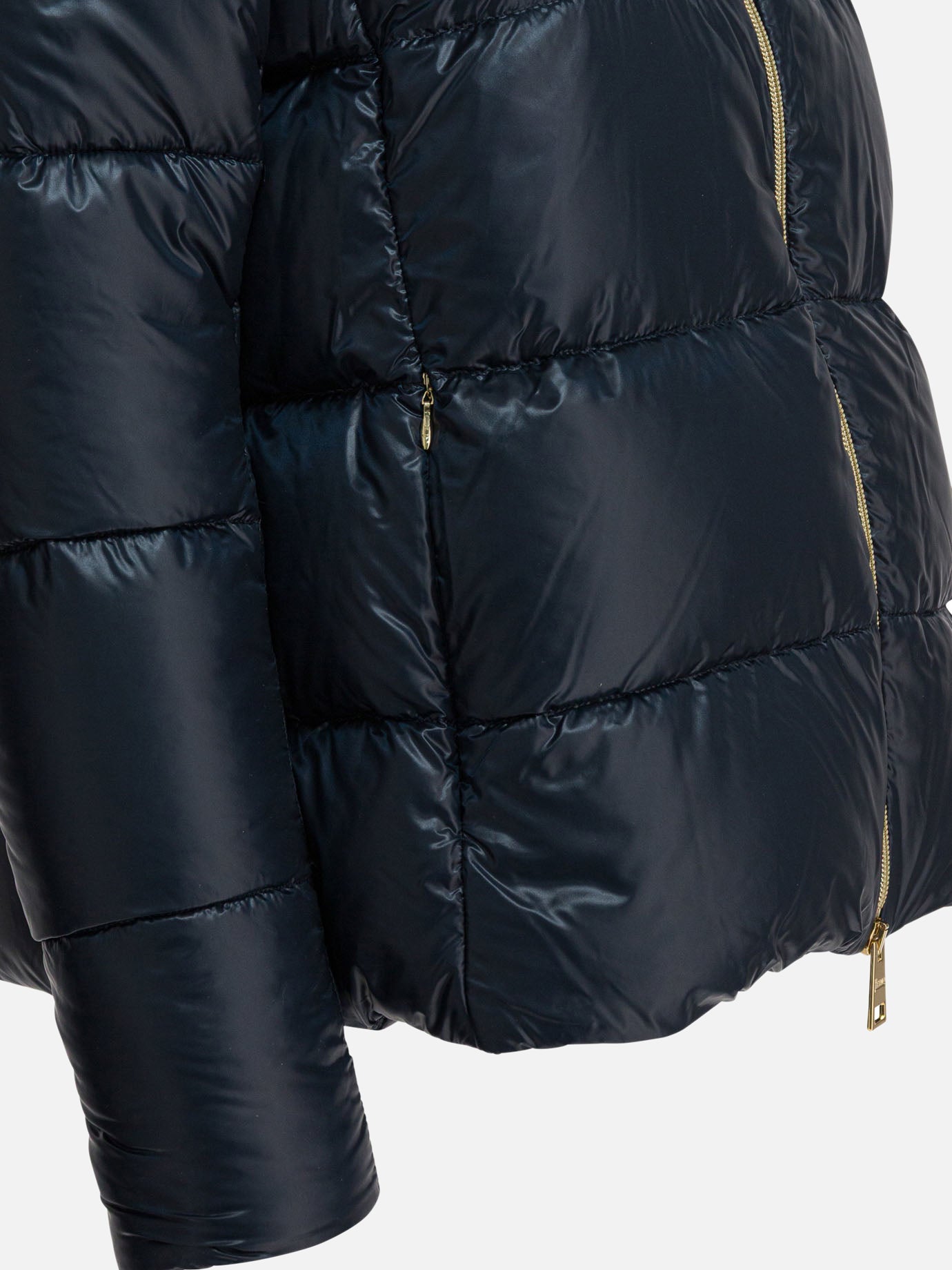 Piumini corti Solid colour  Blu - Herno Donna | PDP | VIETTI Online Store | thumbnail_4
