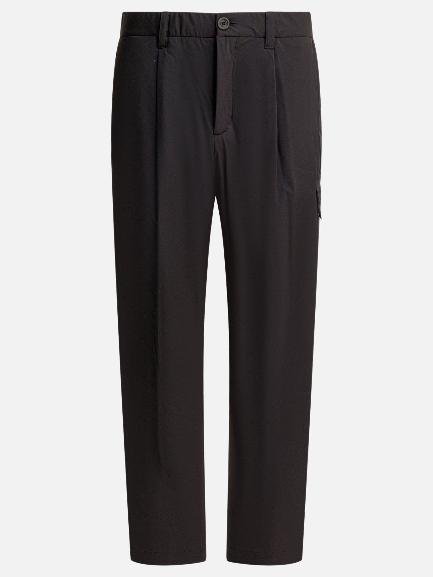 Pantaloni cargo & parachute Solid colour  Nero - Herno Uomo | PDP | VIETTI Online Store | thumbnail
