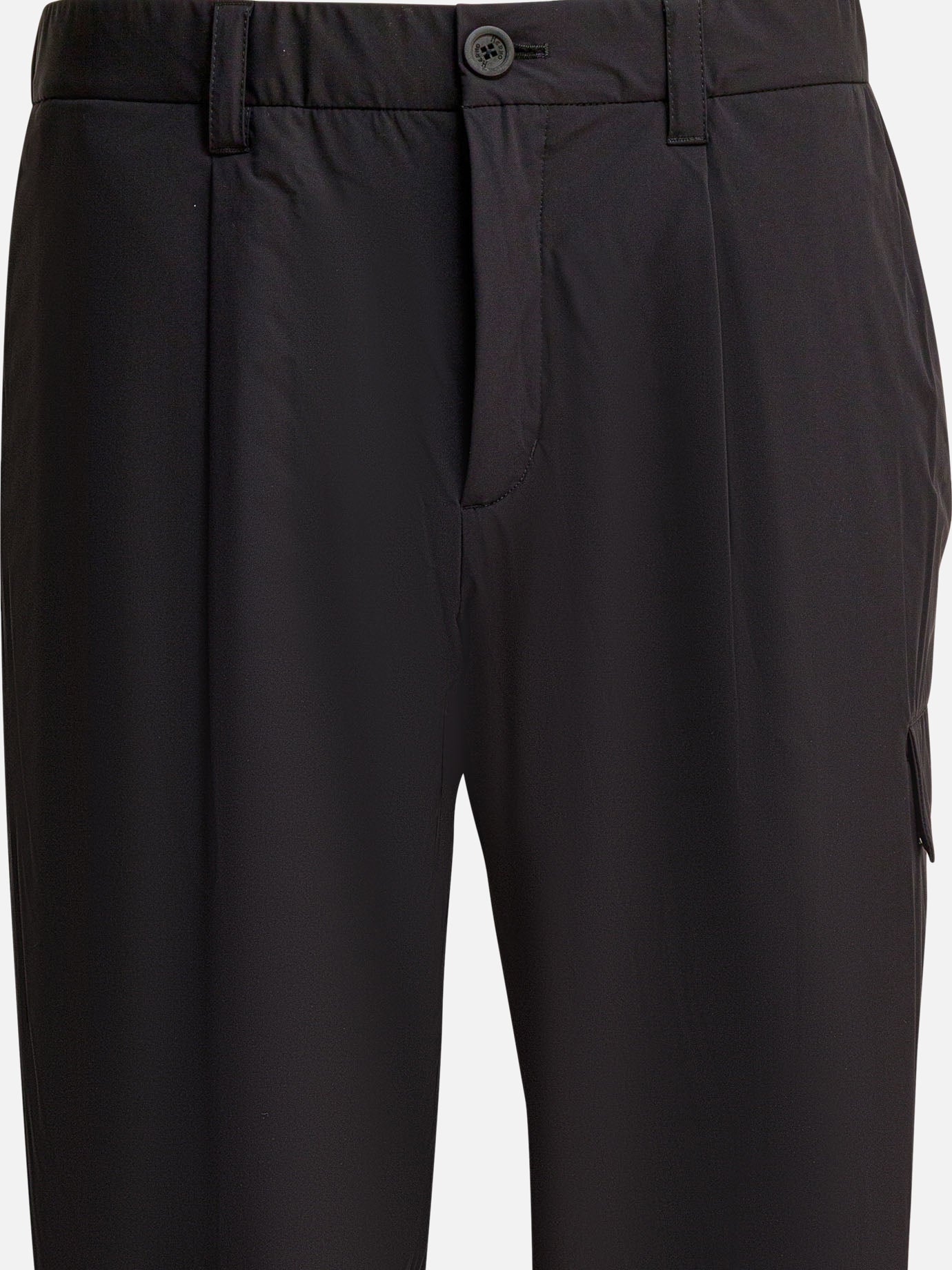 Pantaloni cargo & parachute Solid colour  Nero - Herno Uomo | PDP | VIETTI Online Store | thumbnail_3