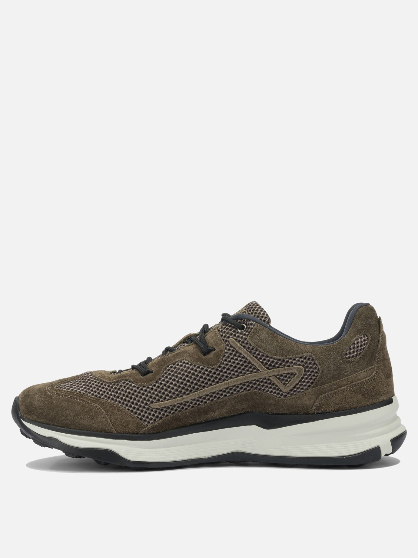 Sneaker basse 100% leather - 100% rubber  Marrone - Herno Uomo | PDP | VIETTI Online Store | Zoom-Modal_3
