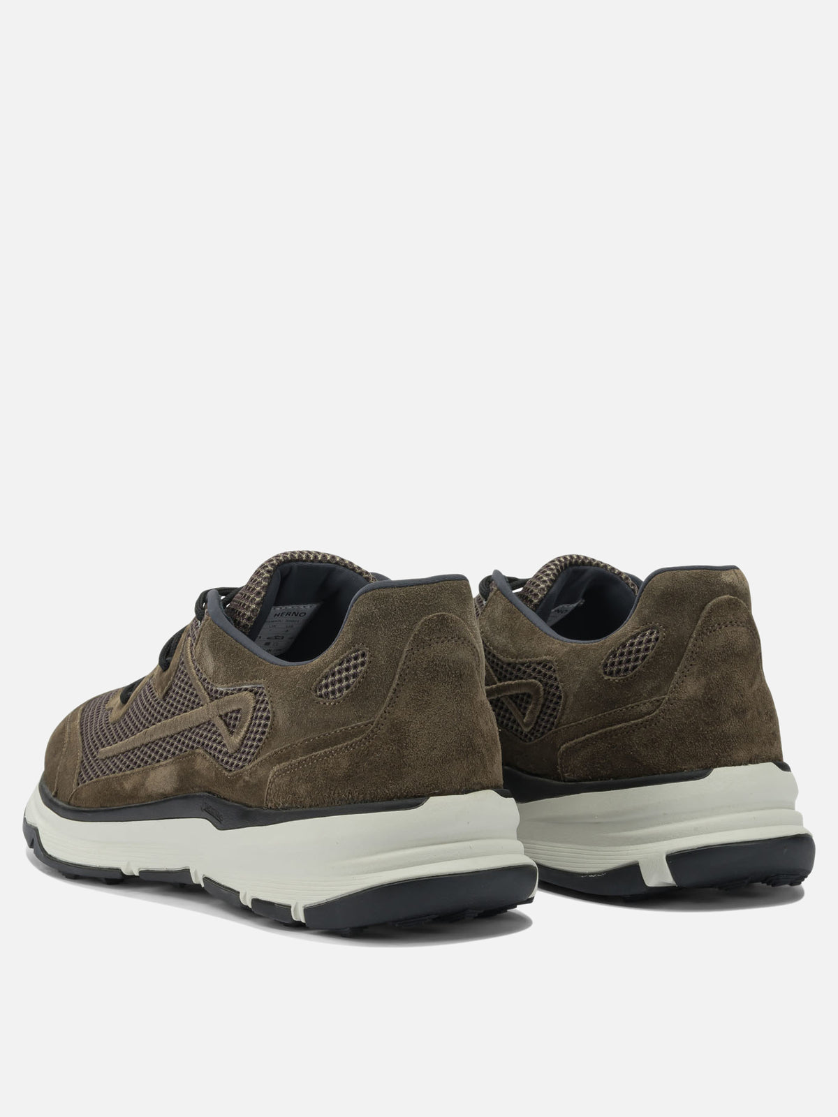 Herno "Running" suede sneakers Brown - VIETTI