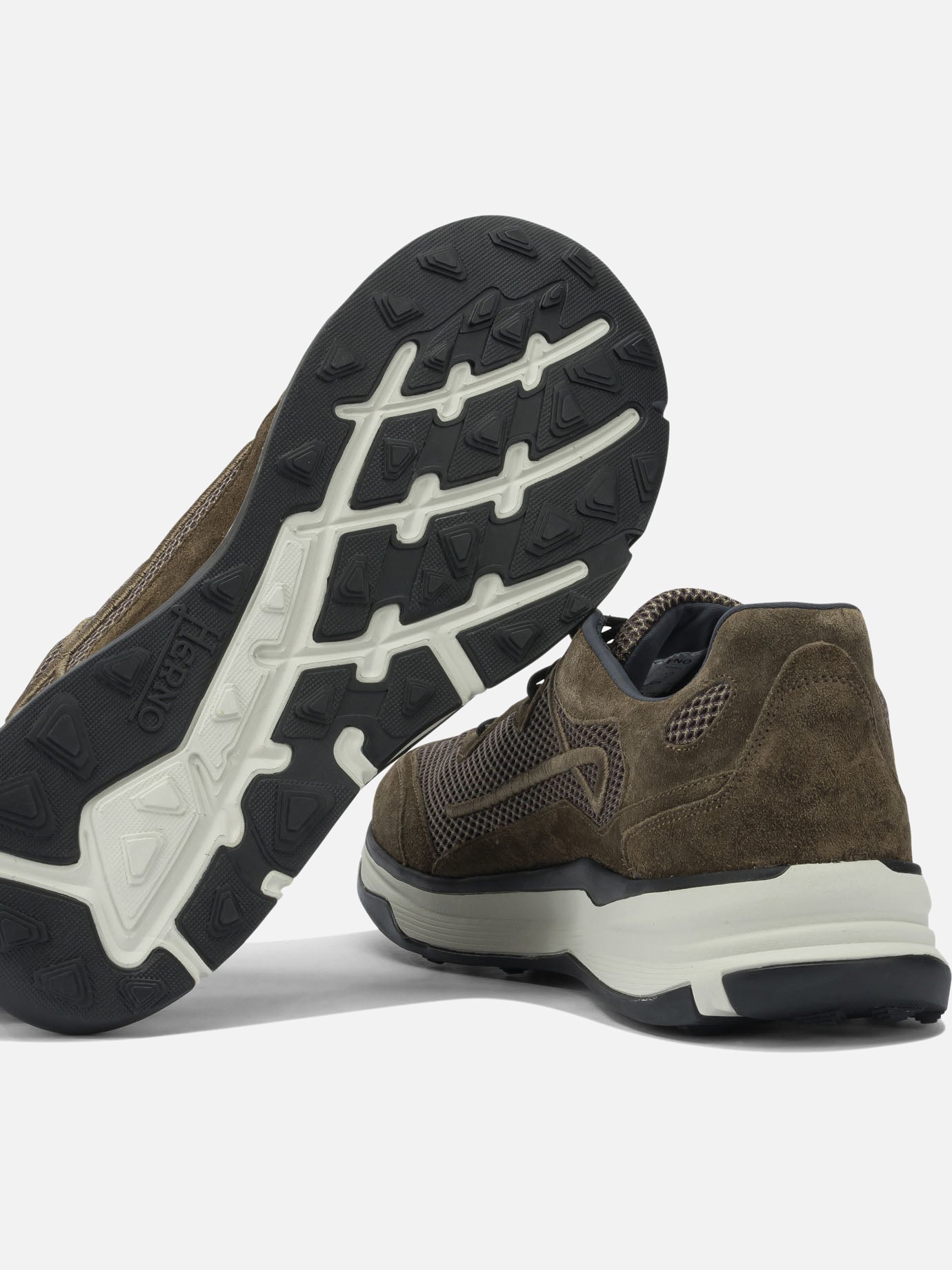 Sneaker basse 100% leather - 100% rubber  Marrone - Herno Uomo | PDP | VIETTI Online Store | Zoom-Modal_5
