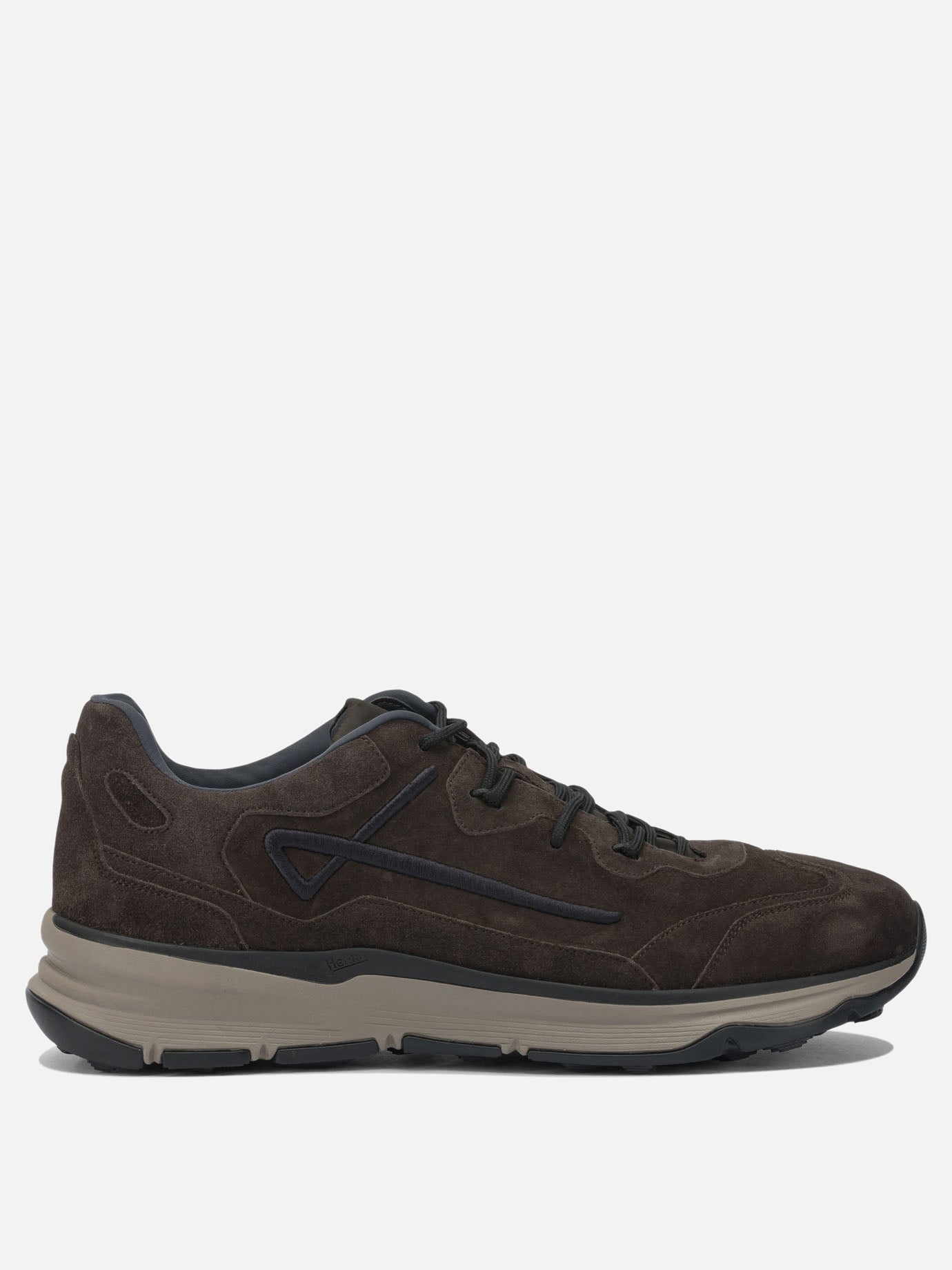 Sneaker basse 100% leather - 100% rubber  Marrone - Herno Uomo | PDP | VIETTI Online Store | thumbnail