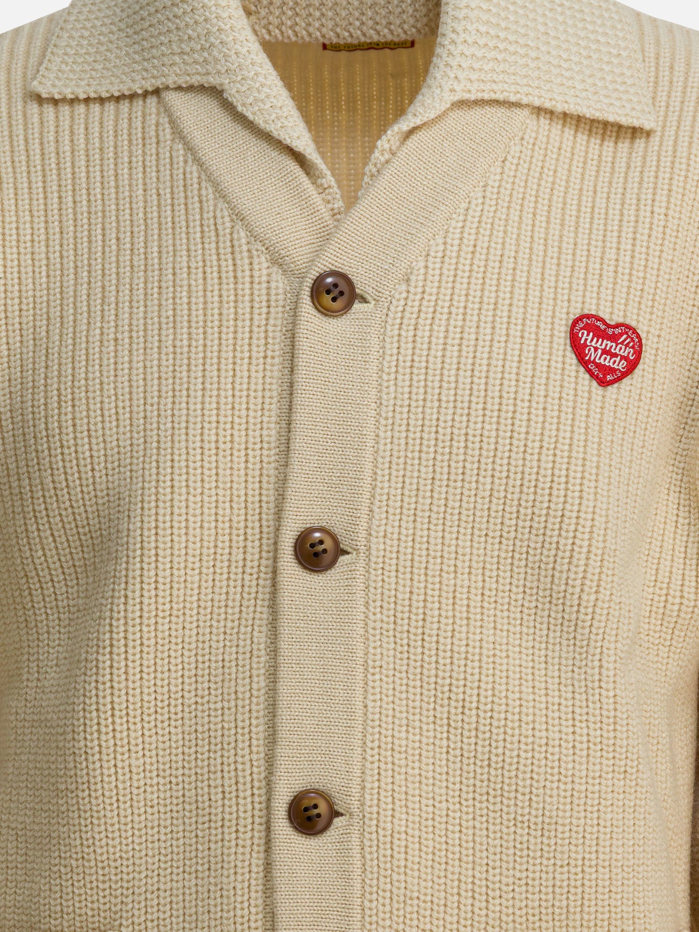 Human Made Wool cardigan Beige - Men | VIETTI Online Store