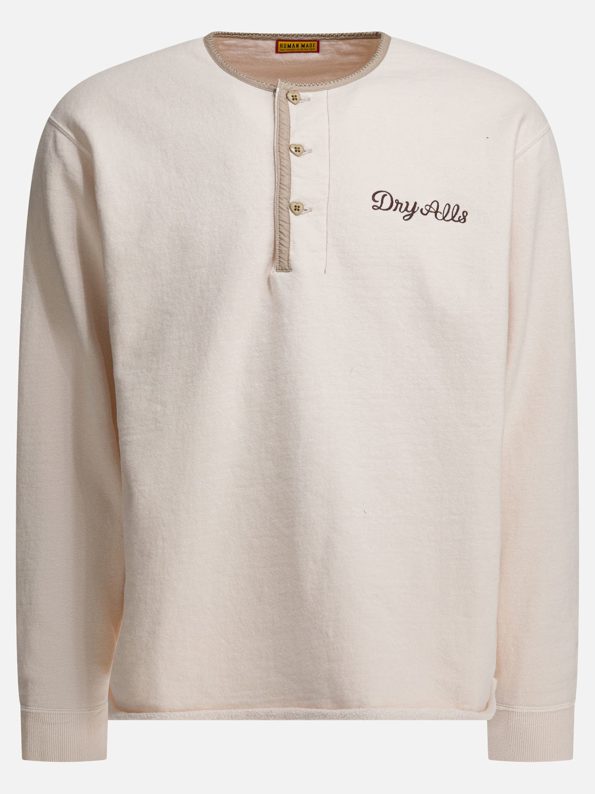 Human Made "Henley" Sweatshirt White