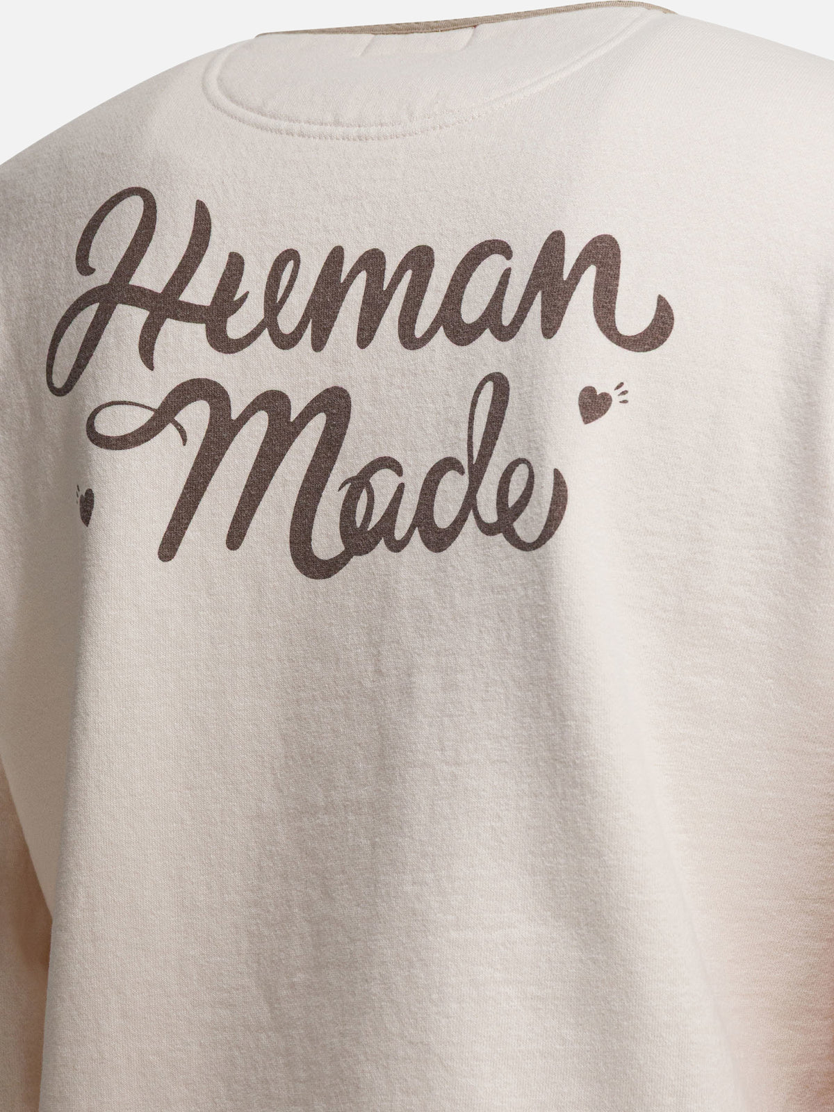 Human Made "Henley" Sweatshirt White - VIETTI