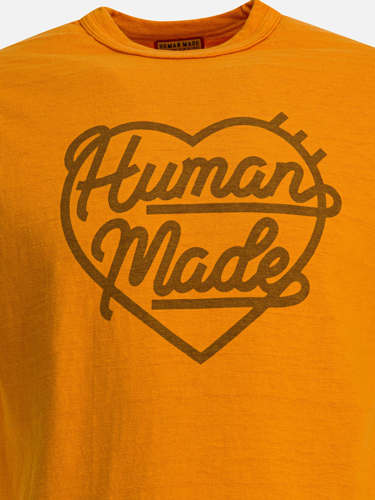 Human Made Crew-neck T-shirt with print Orange