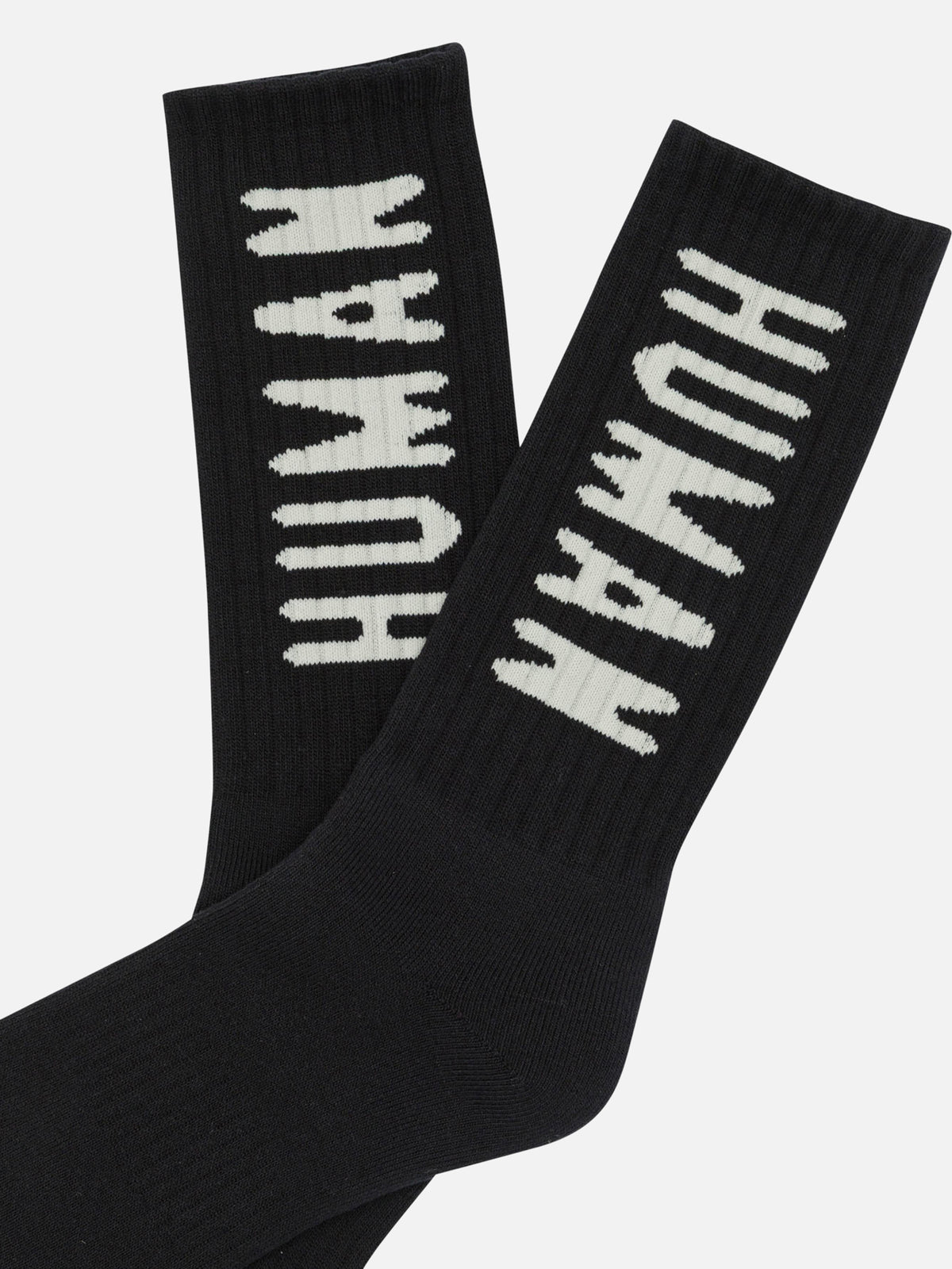 Human Made HM logo socks Black