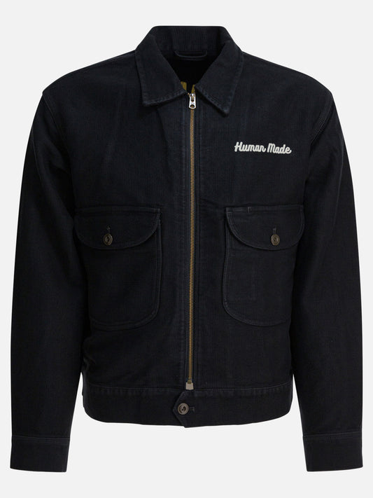 Giacche overshirt Logo  Nero - Human Made Uomo | VIETTI Online Store 
