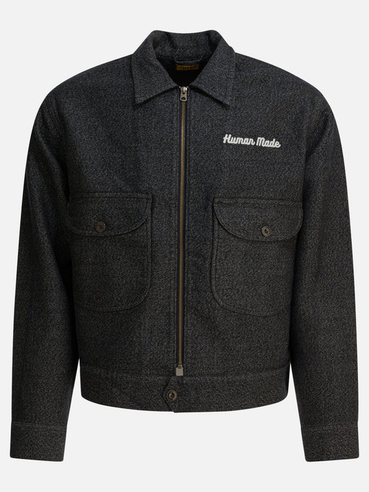 Giacche overshirt Logo  Grigio - Human Made Uomo | VIETTI Online Store 
