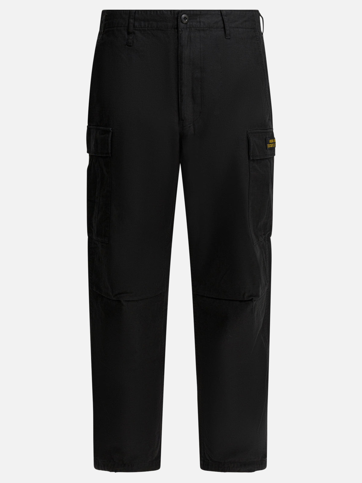 Human Made Cotton cargo pants Black