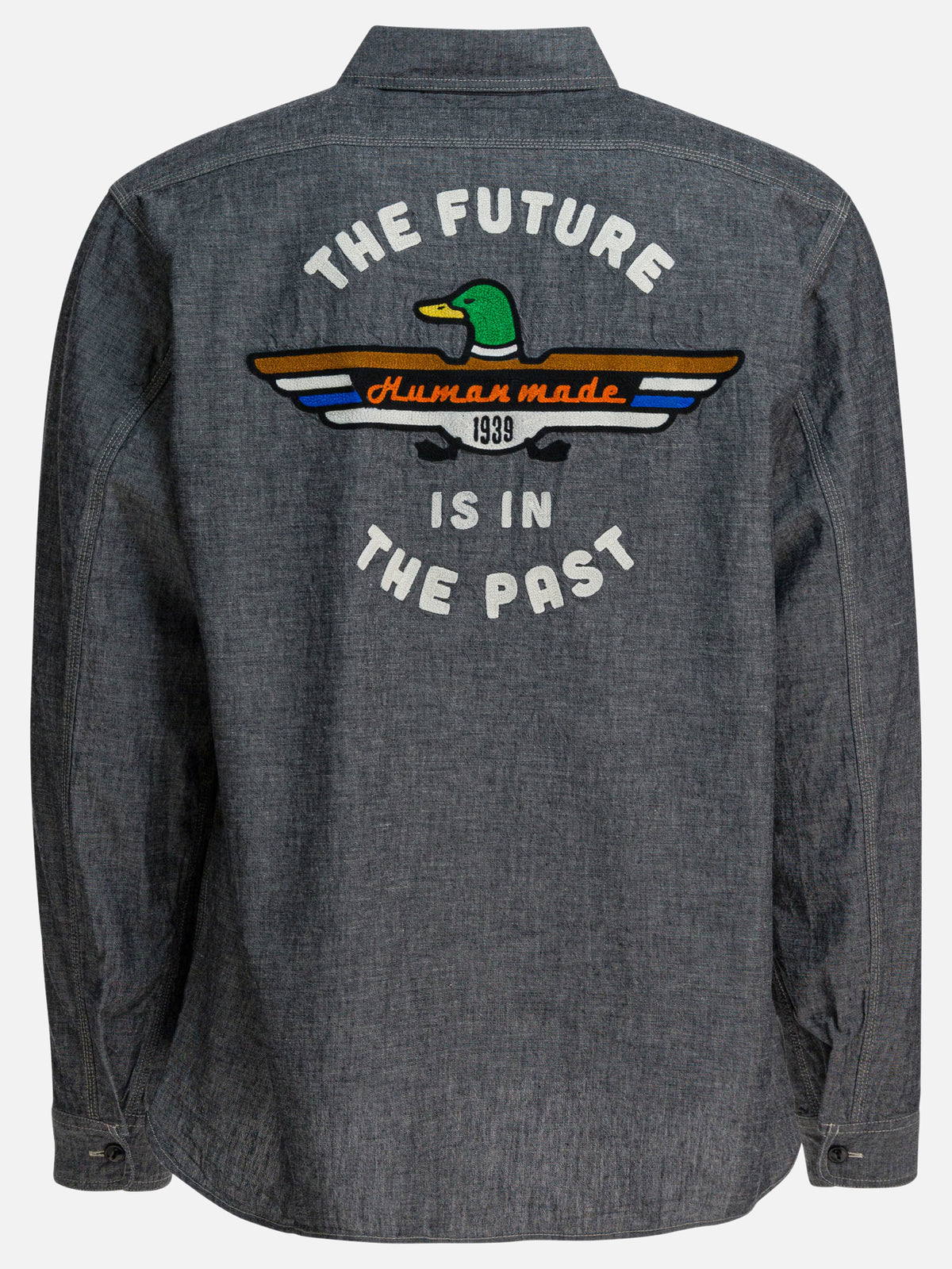 Human Made Chambray shirt Grey