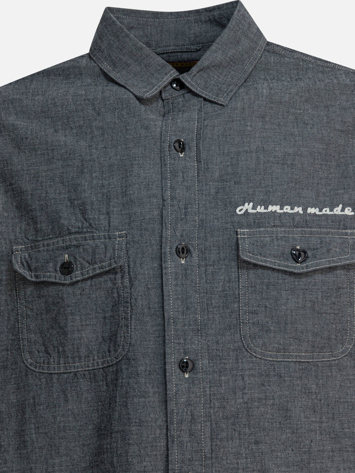 Human Made Chambray shirt Grey