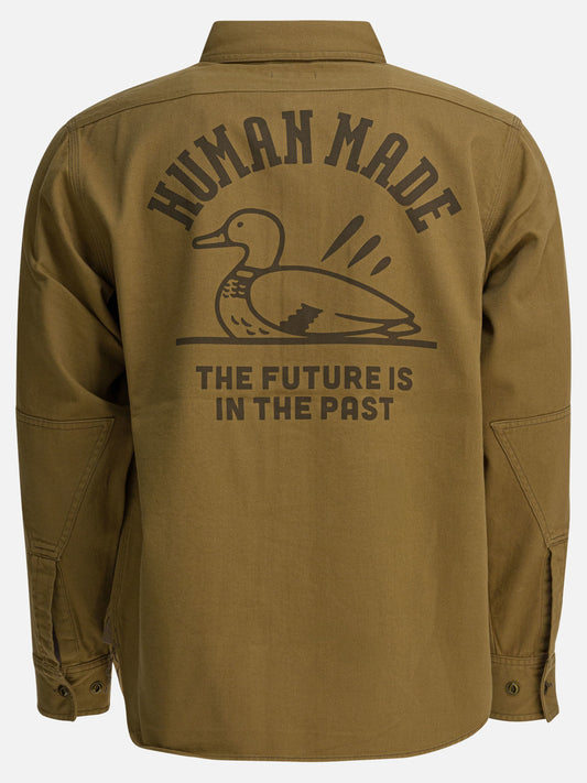 Giacche overshirt Logo  Beige - Human Made Uomo | VIETTI Online Store | 2
