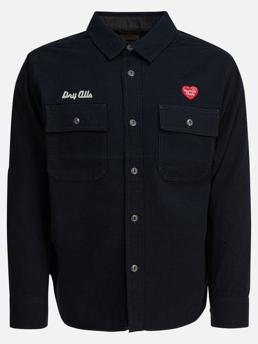 Camicie casual Logo  Blu - Human Made Uomo | VIETTI Online Store 
