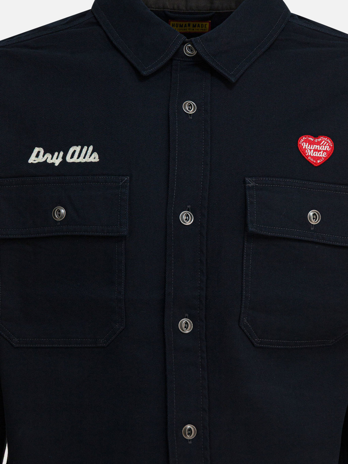 Human Made "Work" overshirt jacket Blue - VIETTI