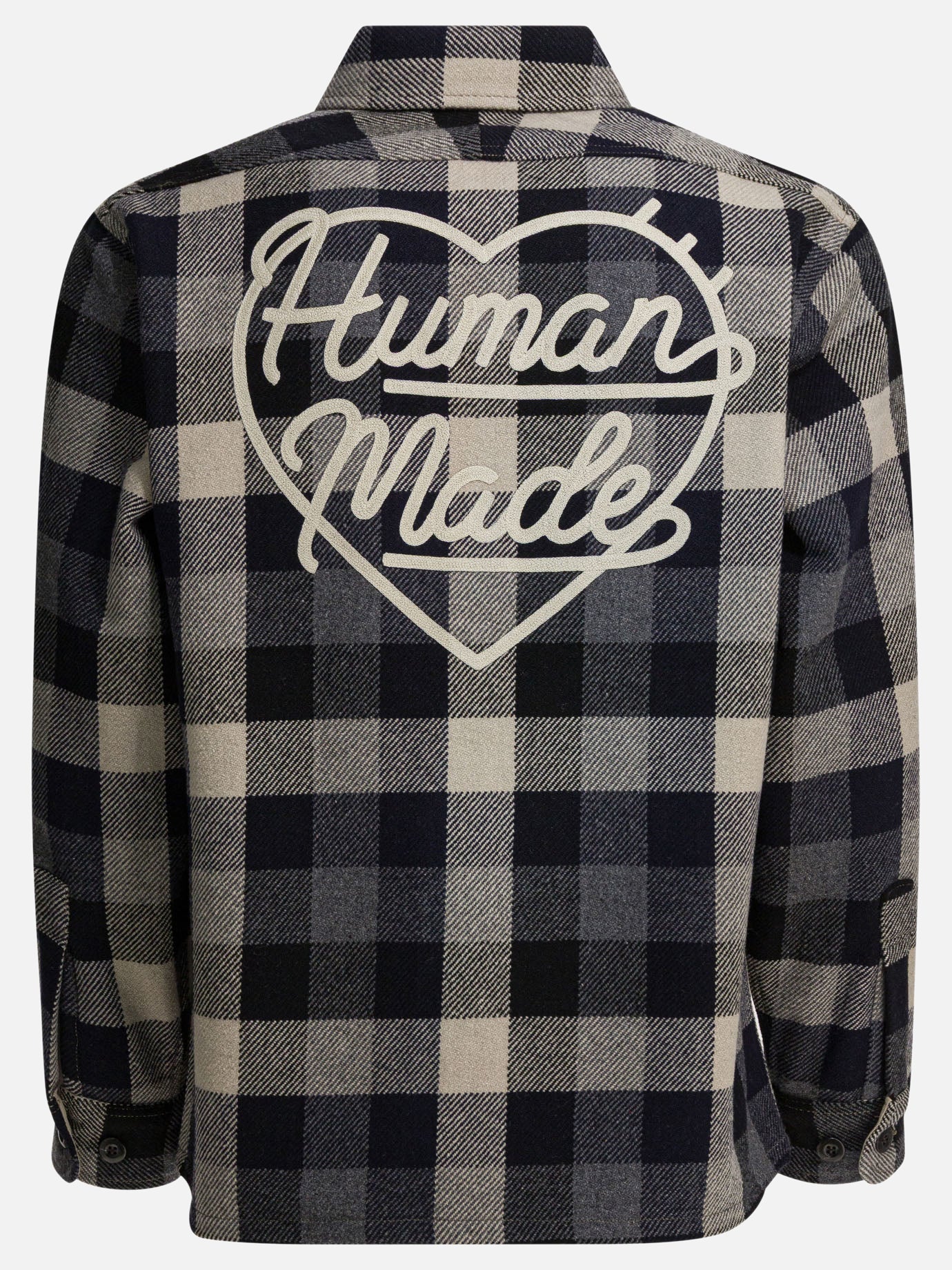 Human Made Wool overshirt jacket Black - Men | VIETTI Online Store